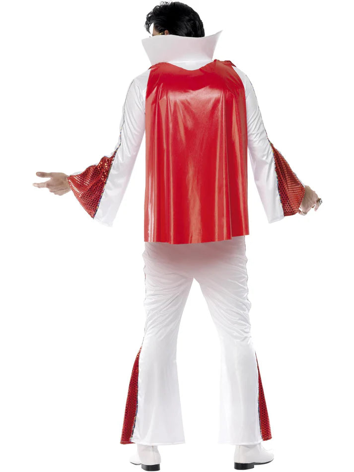 Elvis Costume, White & Red