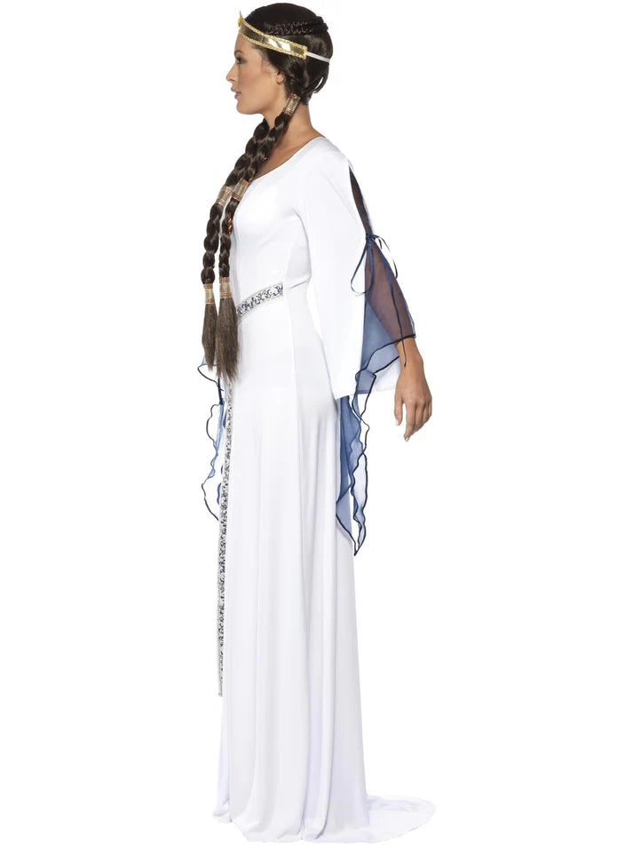Medieval Maid Costume, White
