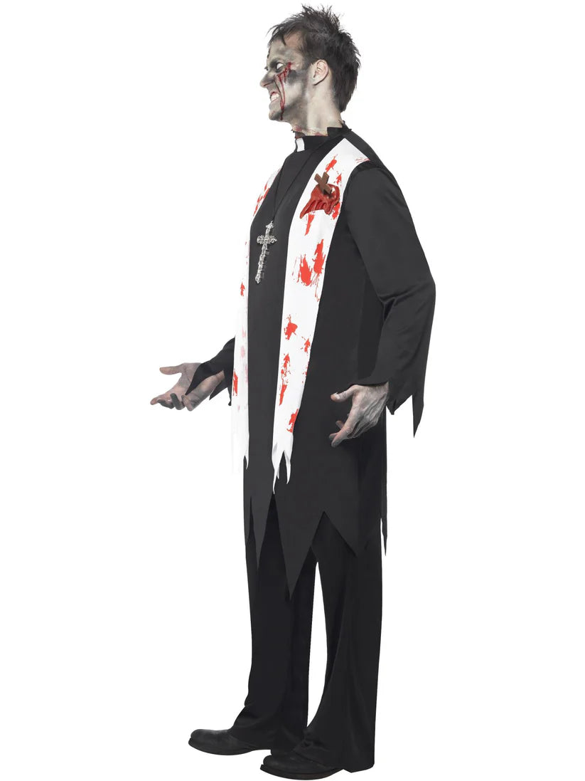 Zombie Priest Adult Men's Costume