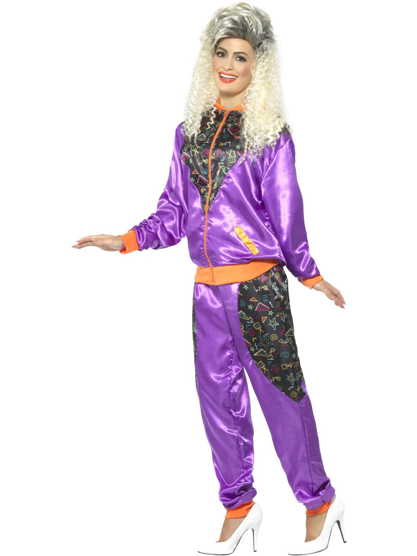 Retro Shell Suit Costume, Ladies