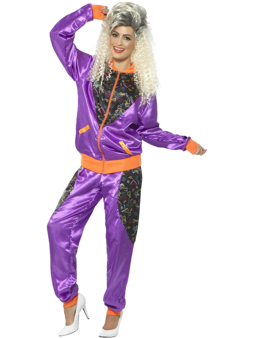 Retro Shell Suit Costume, Ladies