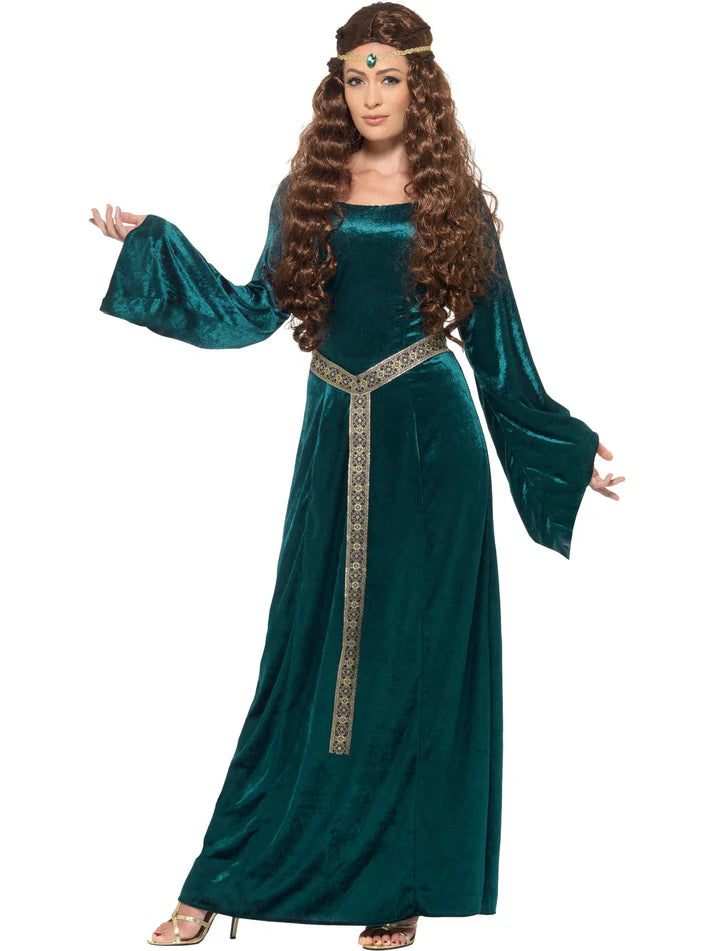 Medieval Maid Costume, Green