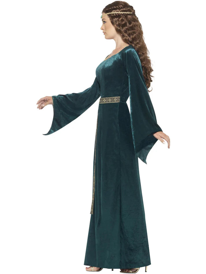 Medieval Maid Costume, Green