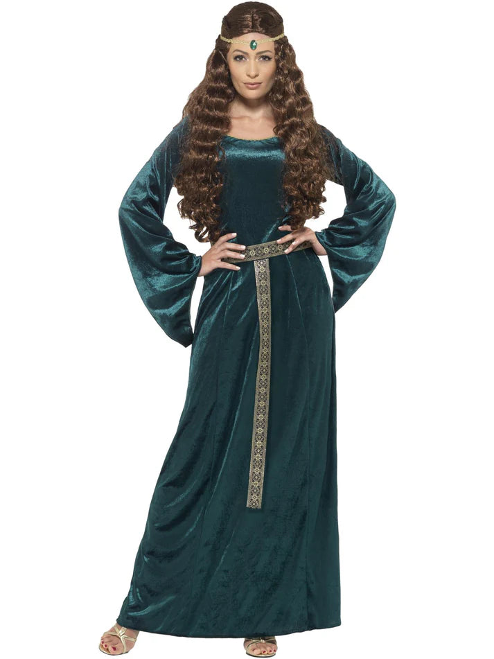 Medieval Maid Costume, Green