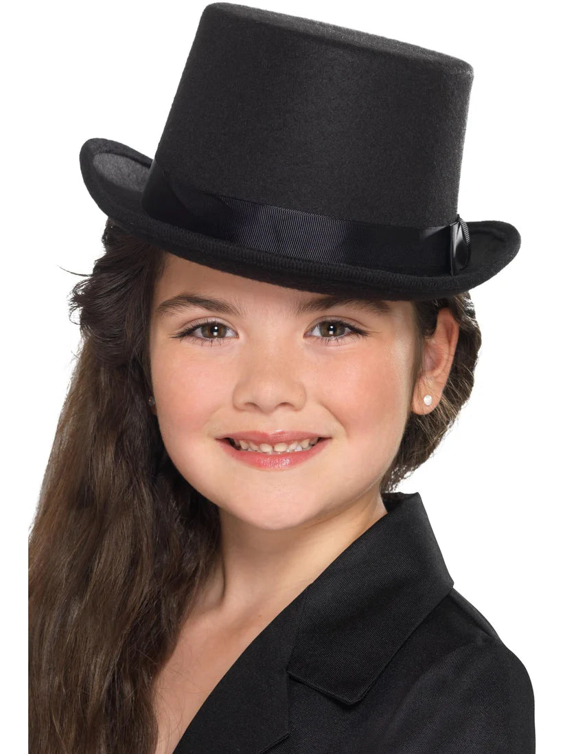 Kids Top Hat, Black