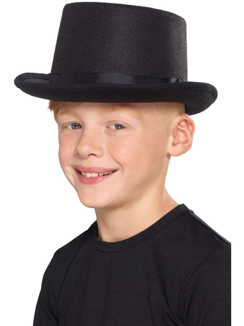 Kids Top Hat, Black