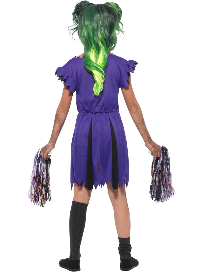 Dark Cheerleader Child Girl's Costume