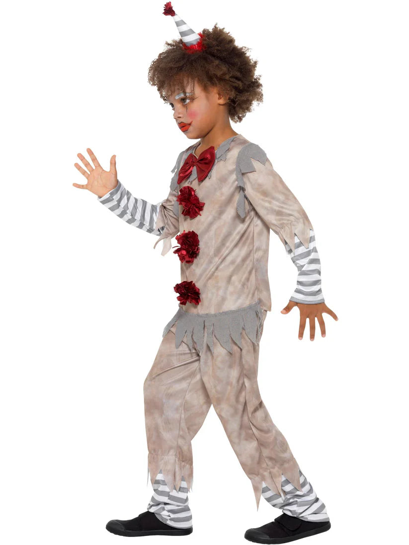 Vintage Clown Boy Costume