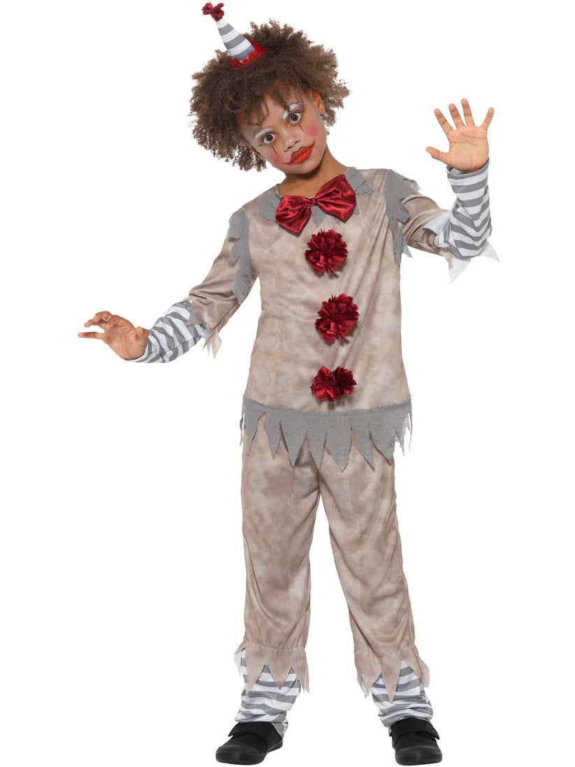 Vintage Clown Boy Costume