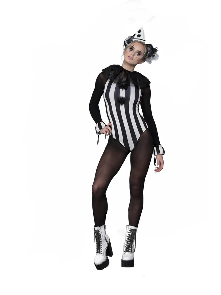 Fever Vintage Pierrot Clown Costume