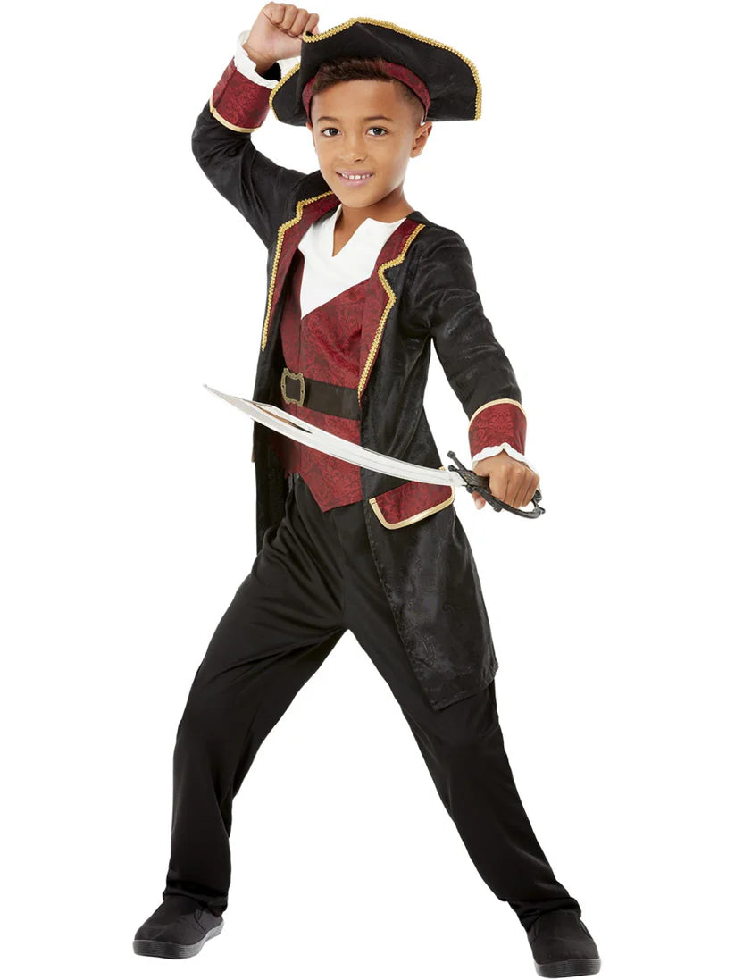 Boys Deluxe Swashbuckler Pirate Costume