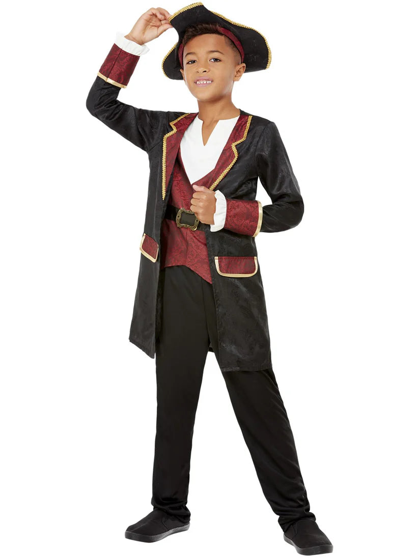 Boys Deluxe Swashbuckler Pirate Costume